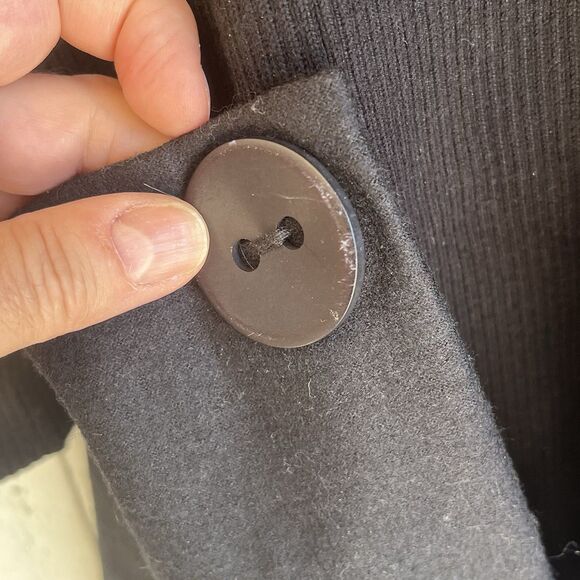 Saint Gil Paris Womens Cardigan Size XS/S READ Knit Mesh Felt Artsy Avant Garde - Picture 8 of 9